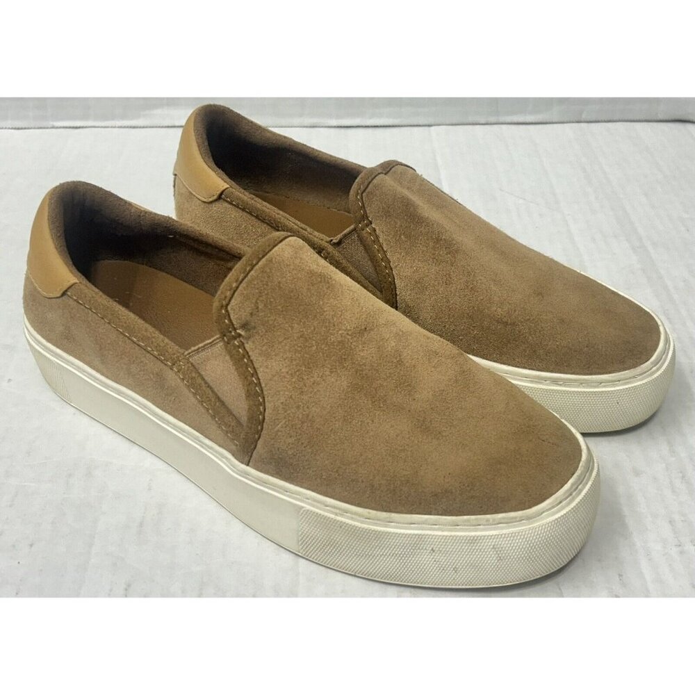 UGG Tan Suede Slip-On Loafers